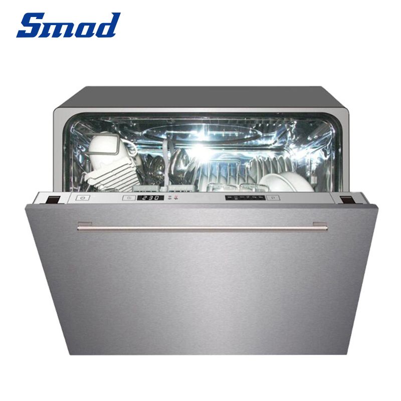 Smad 6 Sets Fully-Integrated Dishwasher with LED Light Display control