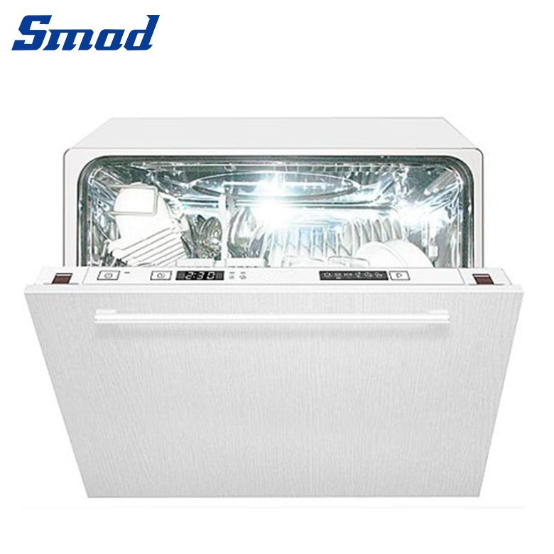 
Smad Small Integrated Dishwasher with 6 Washing Programs