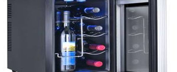 
Smad Small Black Built-in Wine Fridge Cooler with Two storage methods