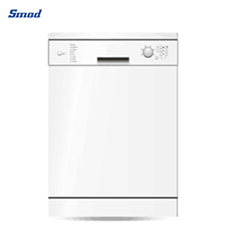 Smad 12 Sets Freestanding Dishwasher with Electronic Control