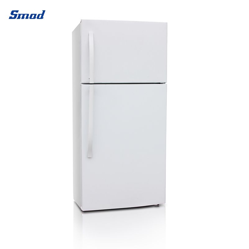 
Smad 21 Cu. Ft. Black Frost Free Top Mount Freezer Refrigerator with Double vegetable and fruit crisper