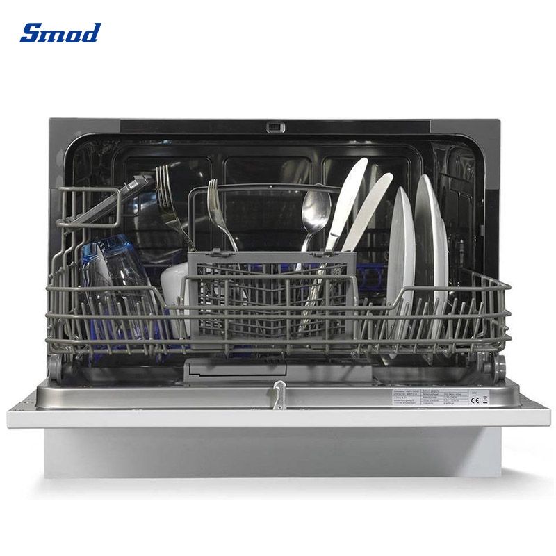 
Smad Small Table Top Dishwasher with heated dry system