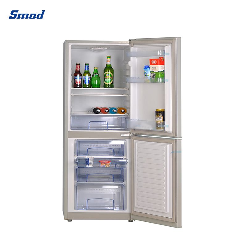 Smad Solar Compressor Bottom Freezer DC Refrigerator with Mechanical temperature controller