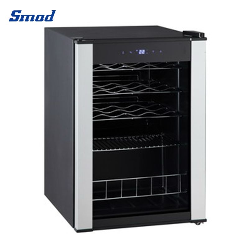 Smad 20 Bottle Compressor Cooling Wine Cooler with touch screen digital control