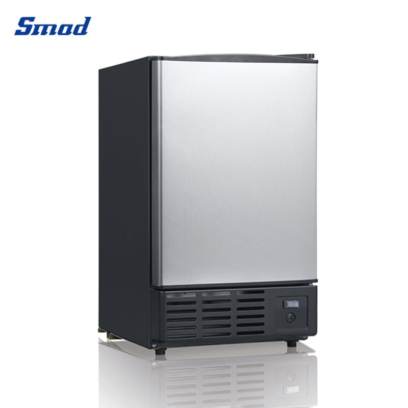 Smad 57Lbs/24H Electric Stainless Steel Ice Maker with Energy efficient cooling system