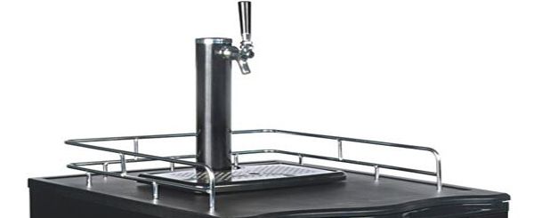 Smad Draft Beer Keg Erator Fridge Machine with stylish black/chrome tower dispenser