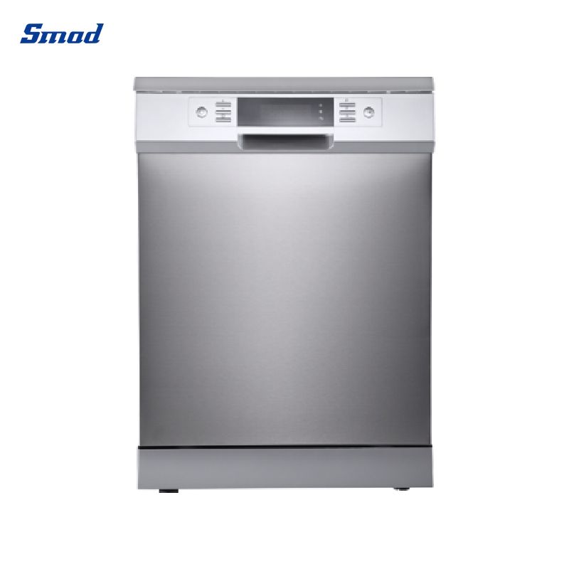 Smad 14 Place-Settings Freestanding Dishwasher with Auto Open Door