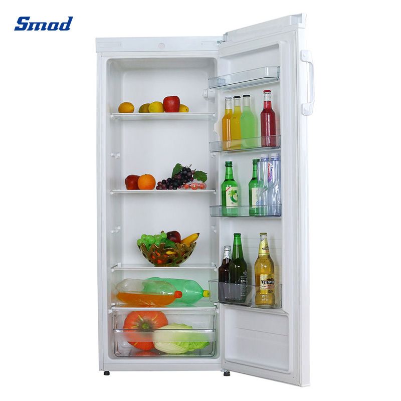 Smad 237L Manual Defrost Single Door Refrigerator with Adjustable Front Leveling Feet