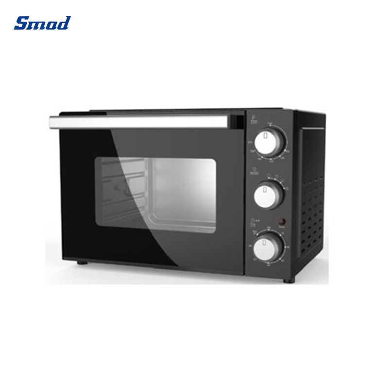 Smad Mini Toaster Countertop Oven for Baking with Mechanical Knob Control