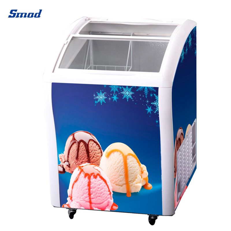 
Smad Glass Door Ice Cream Chest Freezer with Condensing system