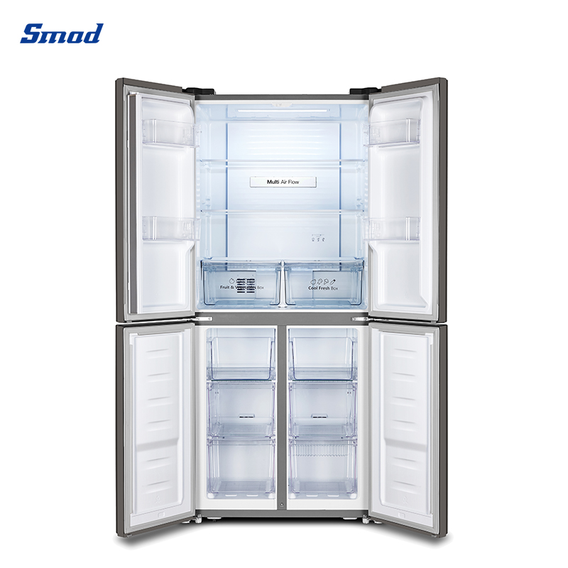 
Smad 13.9 Cu. Ft. side by side 4 door refrigerator with Inverter Compressor