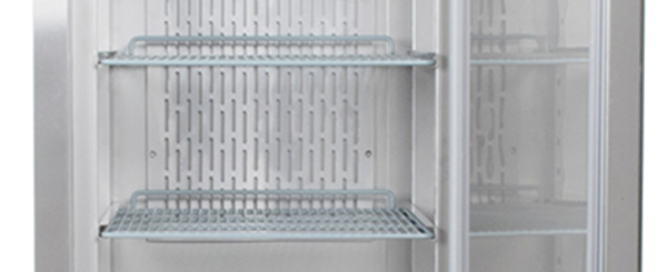 
Smad 2 Glass Door Commercial Restaurant Refrigerator with adjustable shelves