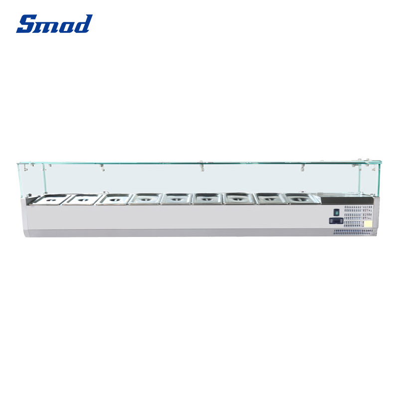 Smad Countertop Prep Fridge 6×1/3GN with Static cooling