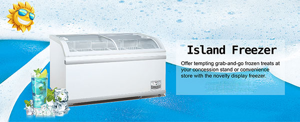 
Smad 418L Supermarket Island Display Freezer Offers tempting grab-and-go frozen treats