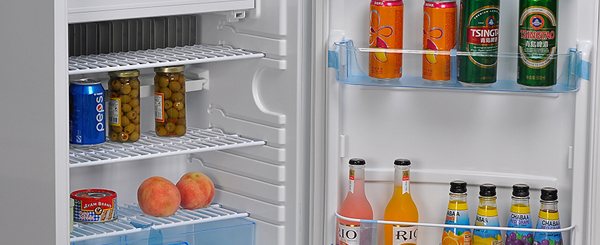 
Smad Gas Top Freezer Double Door Fridge Freezer with Adjustable shelves
