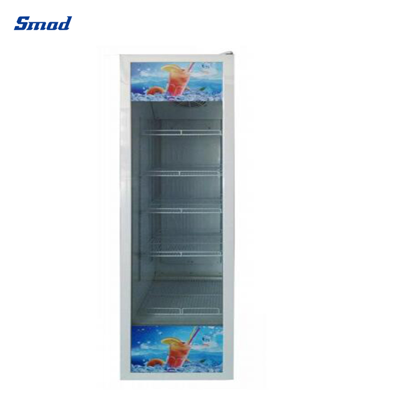 
Smad Glass Door Tall Cool Drinks Fridge with Adjustable shelves
