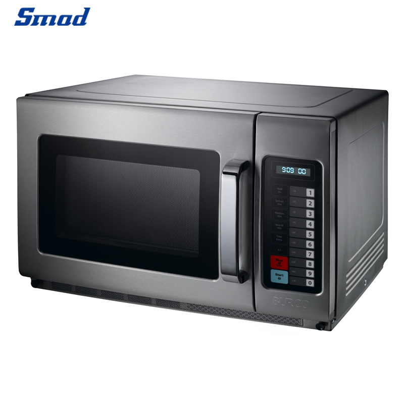 Smad 34L 2100W commercial table top microwave oven with touch control panel