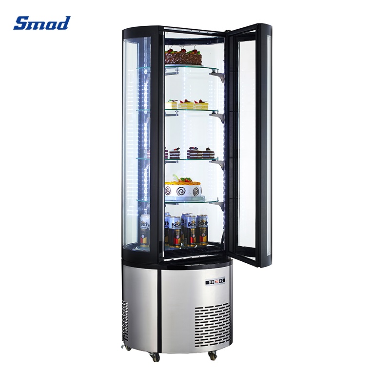 
Smad Round Cake Display with Double Tempered Glass