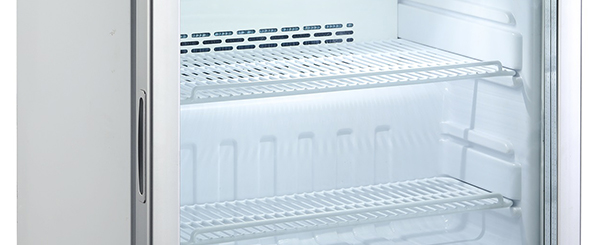 
Smad 49L Single Glass Door Countertop Ice Cream Display Freezer with strengthened steel wire shelf