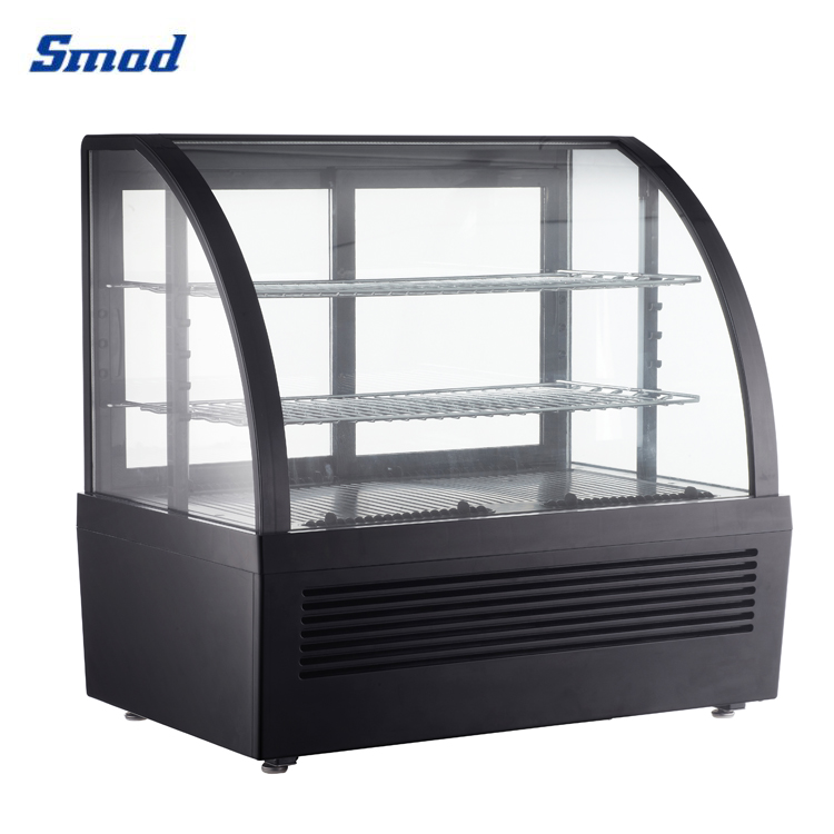 Smad 100L Front Curved Glass Cake Display Cooler with Digital Temperature Controller