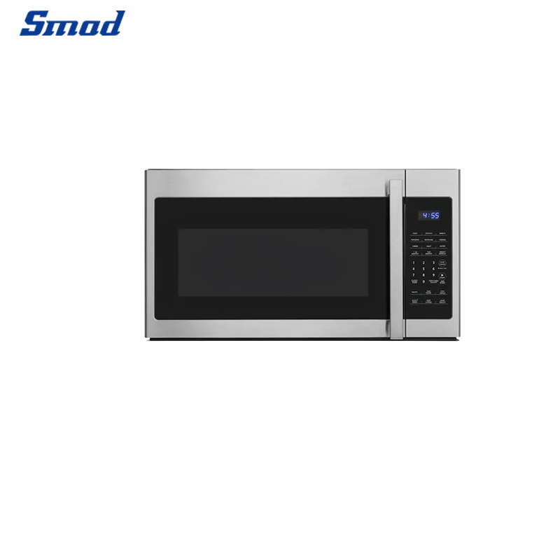 Smad 1.6 Cu. Ft. Stainless Steel Over-the-Range Microwave with 10 One-touch cooking menus