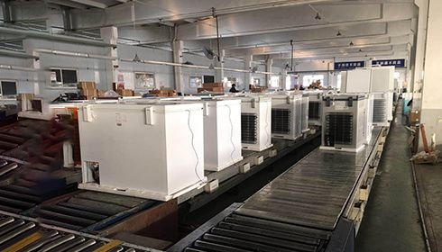 Smad has its own advanced kitchen refrigerator production line to meet OEM manufacturing needs