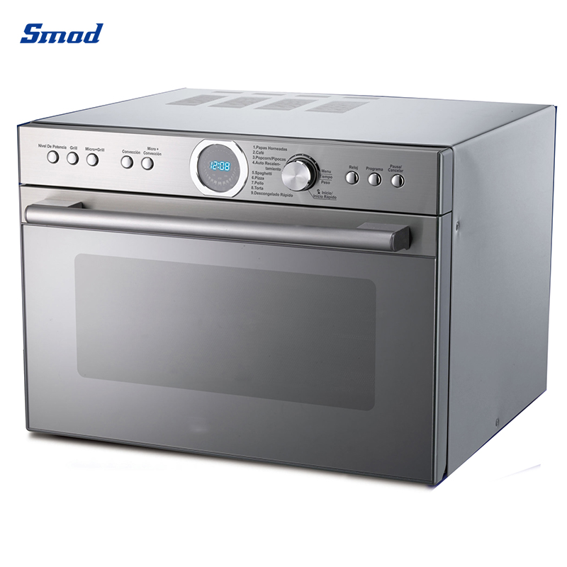 Smad 34L Built-in Convection Microwave Oven with Express Cooking & Speedy Defrost