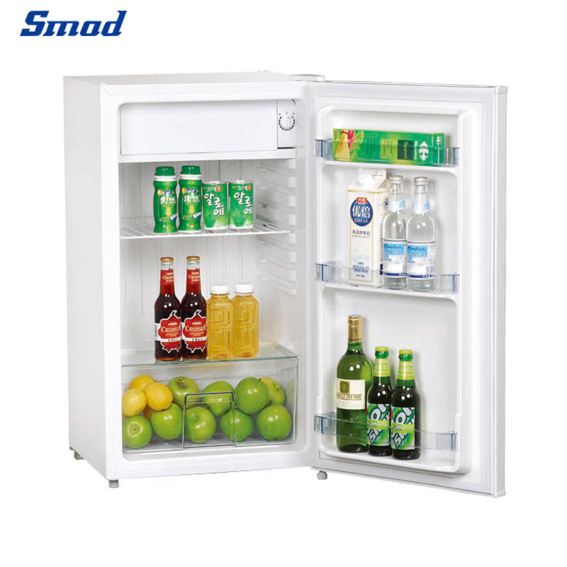 
Smad 2.6 Cu. Ft. Single Door Wood Like Compact Refrigerator with Special Door Racks