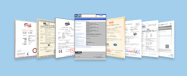  
Smad counter top cake displays have all certificates