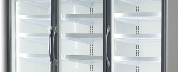  
Smad remote glass door multideck refrigerated showcase with Multi-door design
