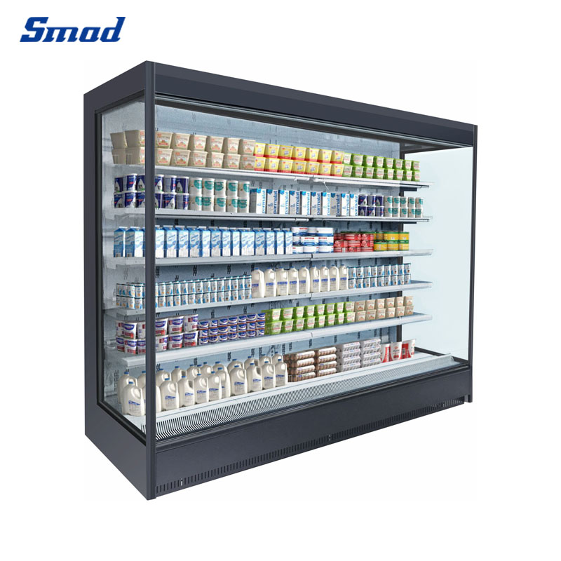 Smad 1990L Remote Open Air Multideck Beverage Display Cooler with Air Curtain
