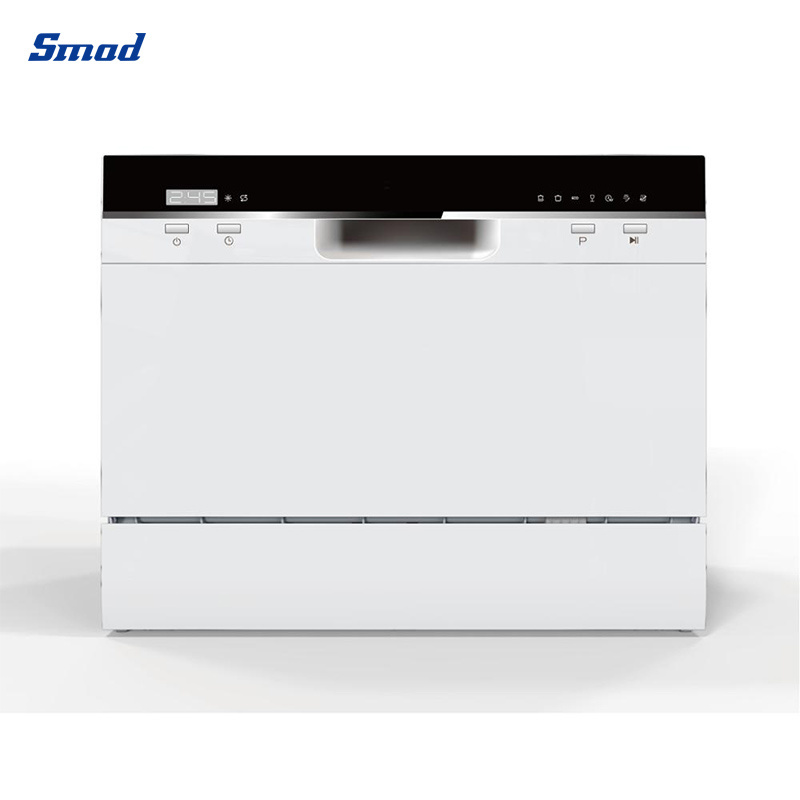 Smad 6 Sets Countertop Dishwasher with Electronic Control