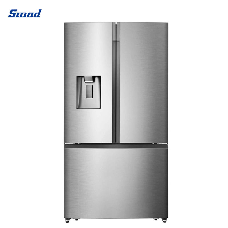 Smad 596L Stainless Steel French Door Refrigerator with Total No Frost