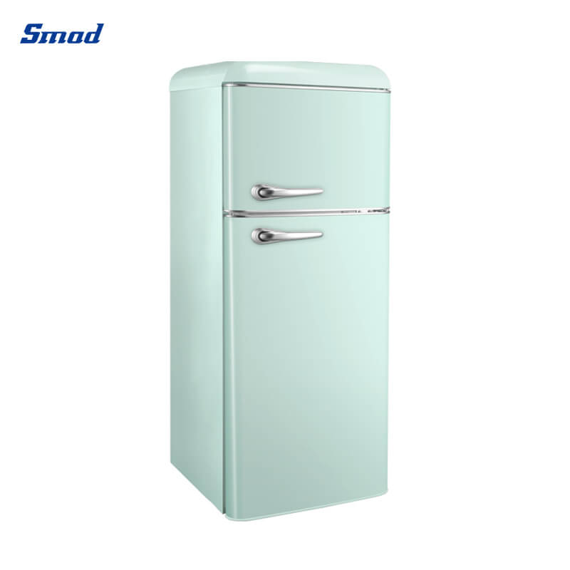 Smad 260L Retro Double Door Fridge Freezer with Multiple Colours