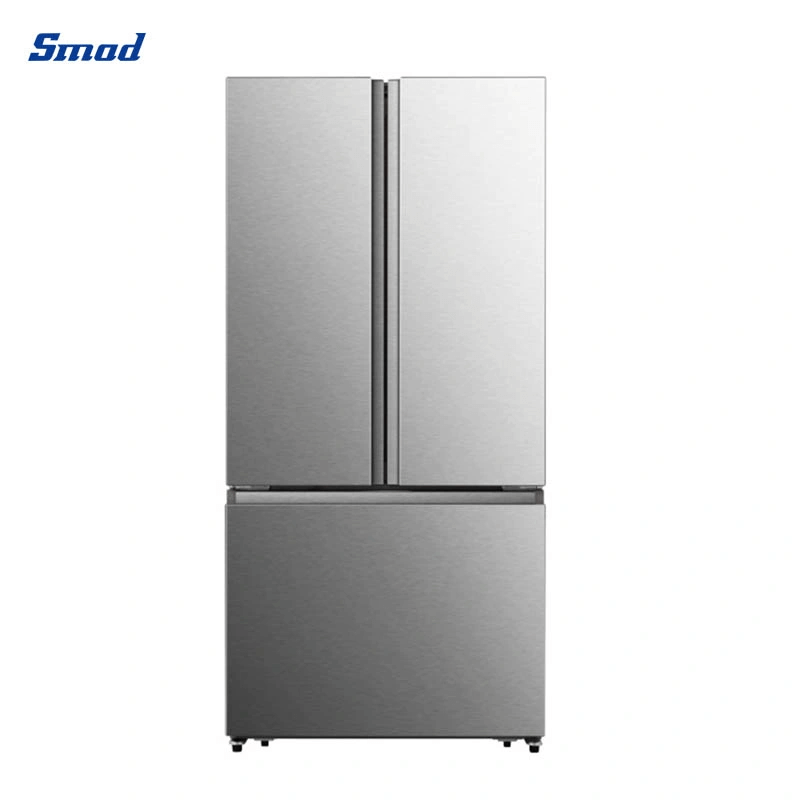 Smad 26.6 Cu. Ft. French Door Bottom Freezer Refrigerator with Full Width Drawer