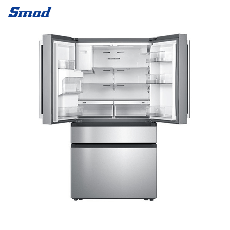 
Smad 22 Cu. Ft. Counter Depth French Door Refrigerator with triple cooling system 