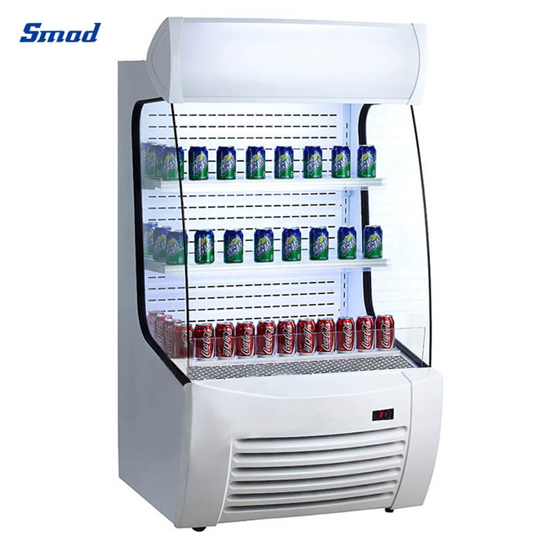 
Smad 360L Supermarket Ventilated Cooling Open Chiller with Digital temperature Controller 
