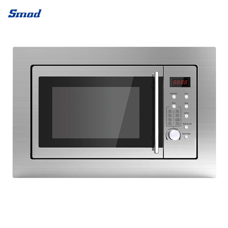 
Smad 1.0 Cu. Ft. Black Stainless Steel Built In Microwave Oven with child safety lock