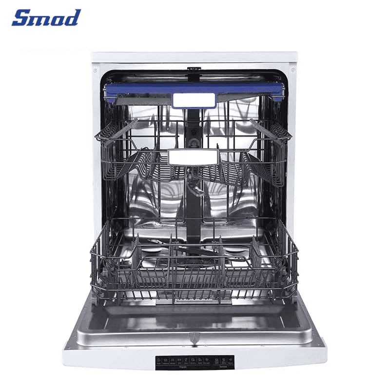 
Smad 60cm Automatic Kitchen Freestanding Dishwasher with 14 Place settings