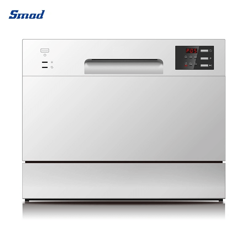 
Smad Mini Compact Benchtop Dishwasher with LED Touch Control