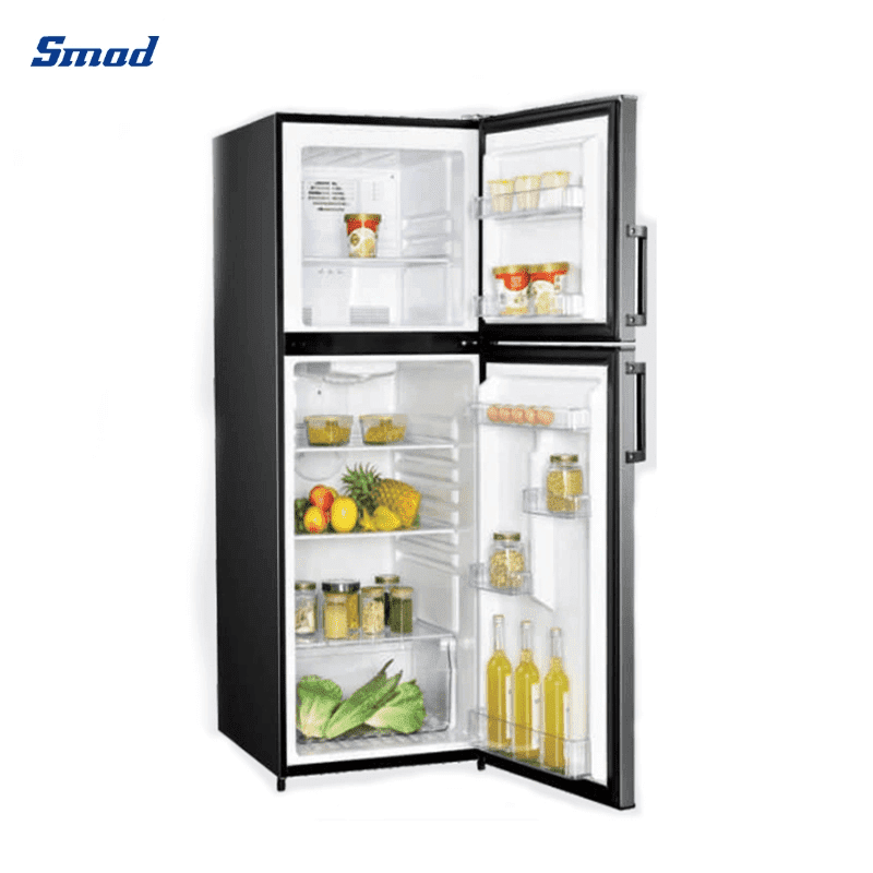 Smad 10 Cu. Ft. No Frost Top Mount Freezer Refrigerator with Mechanical Temperature Control 