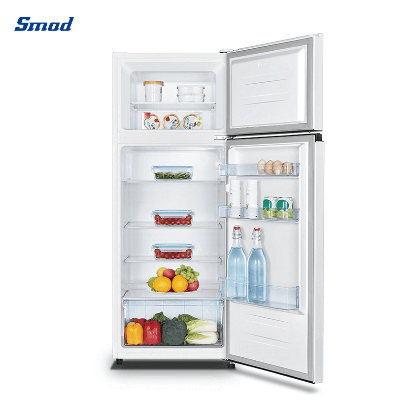 
Smad 10 Cu. Ft. No Frost Top Mount Freezer Refrigerator with Recessed Handle