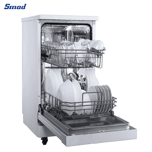 
Smad 8 Place Settings Portable Freestanding Dishwasher with 1-24H Delay Start