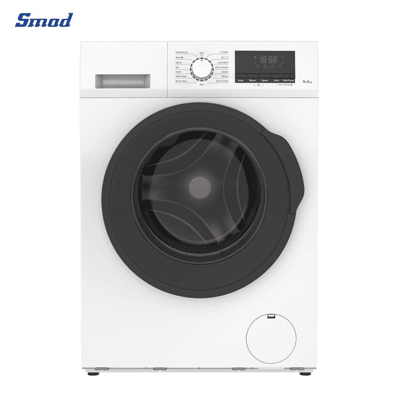 Smad 10Kg Fully Automatic Front Load Washing Machine with Electrical Front Panel Control