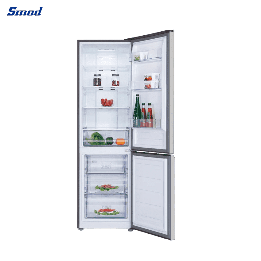 
Smad 275L No Frost Bottom Freezer Fridge Freezer with Container for fruits and vegetables