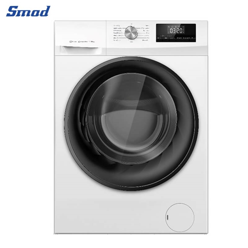 Smad 9/10Kg Fully Automatic Front Load Washing Machine with 15 Washing Programs