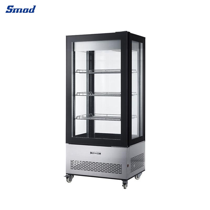 
Smad Glass Door Commercial Countertop Display Refrigerator with Digital temperature controller