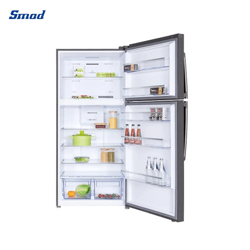 
Smad 17/19.2 Cu. Ft. Stainless Steel Top Freezer Refrigerator with Internal Water Filter   