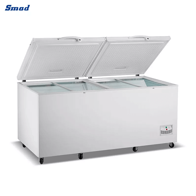 
Smad Deep Chest Freezer with Removable Wheels
