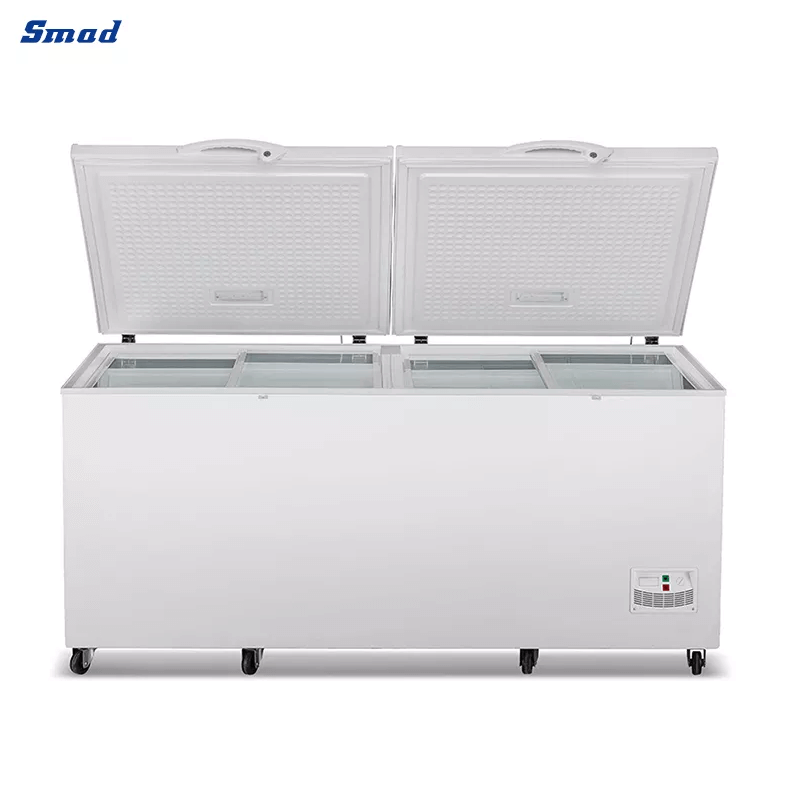 Smad 14.9/18.4 Cu. Ft. Double Solid Door Deep Chest Freezer with Adjustable thermostat